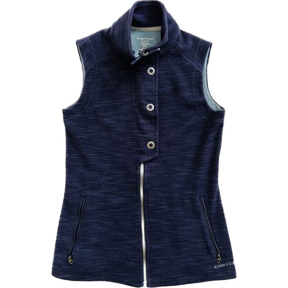 ExOfficio XS Callaluna Fleece Vest Purple Spacedye Women's Jacket - Picture 3 of 5